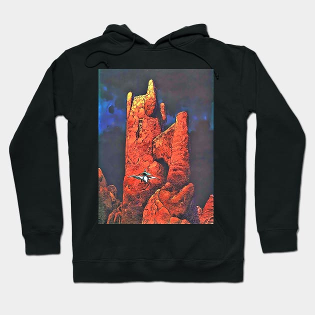 Jean Giraud - moebius Hoodie by QualityArtFirst